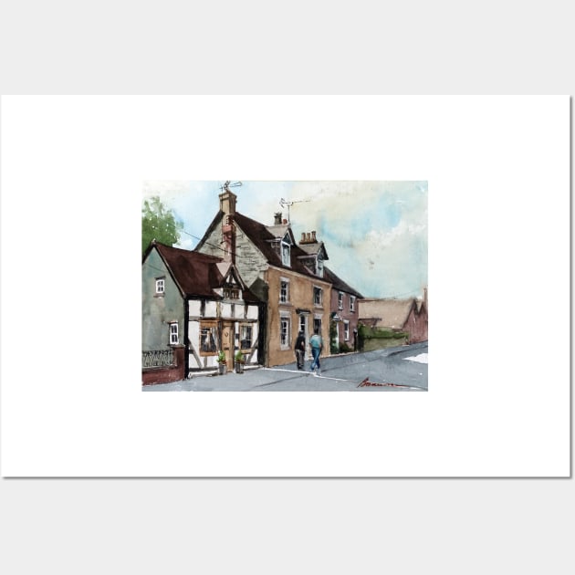 Cromwell Cottage, Much Wenlock, Shropshire, England Wall Art by bakuma